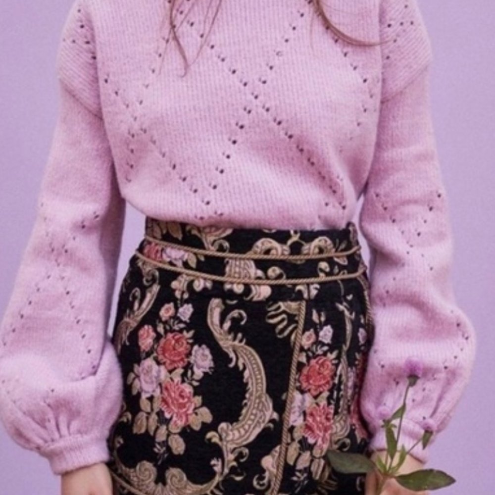 For Love and Lemons Brocade Tapestry Skirt